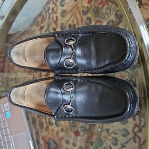 Vintage Gucci Horsebit Accent Loafers